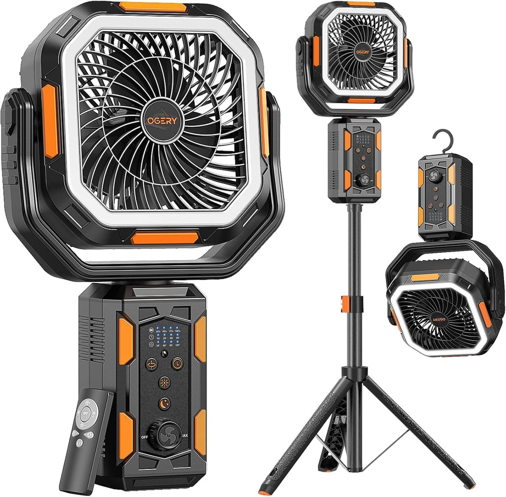 Portable Fan with Adjustable Height Stand