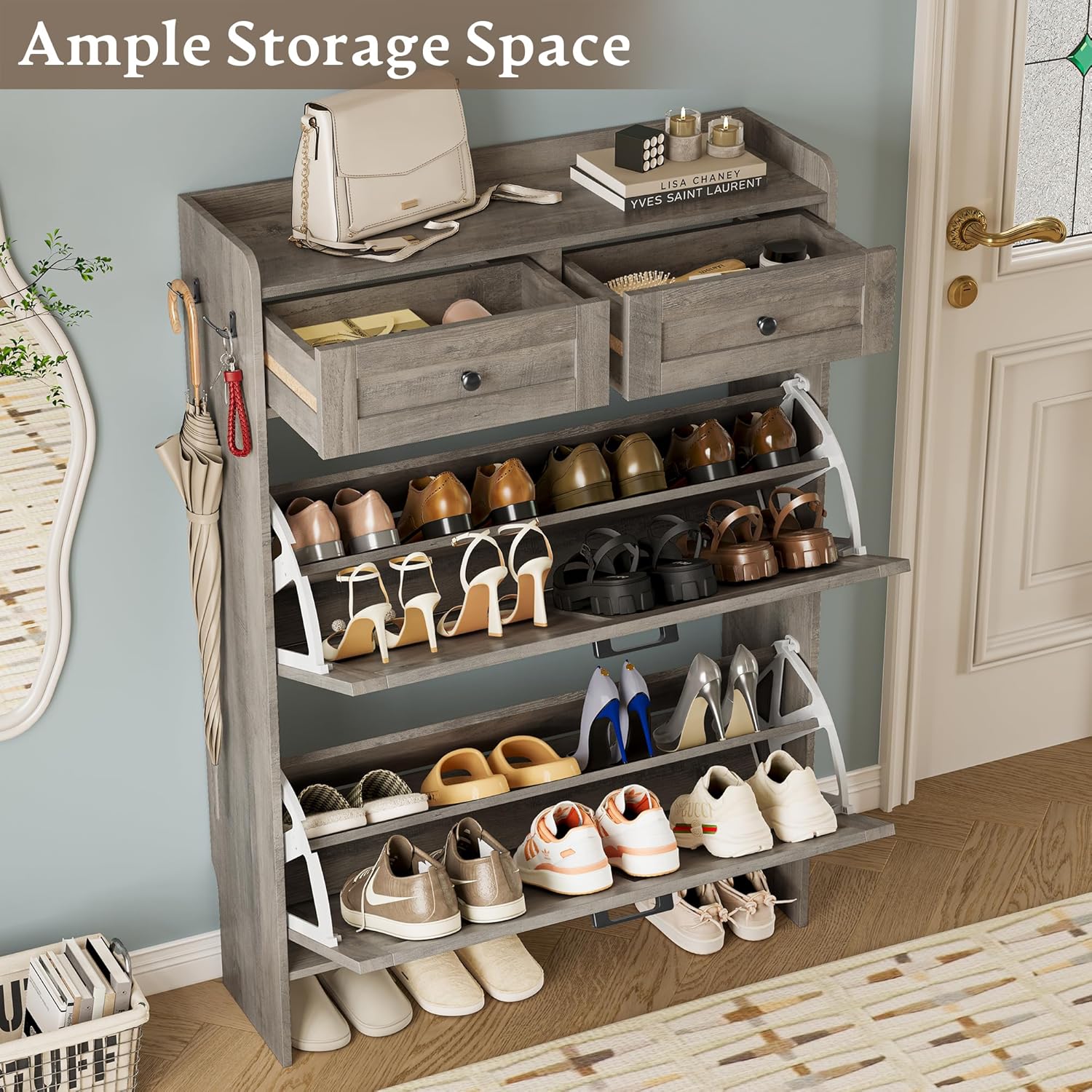 Shoe Storage Cabinet for Entryway
