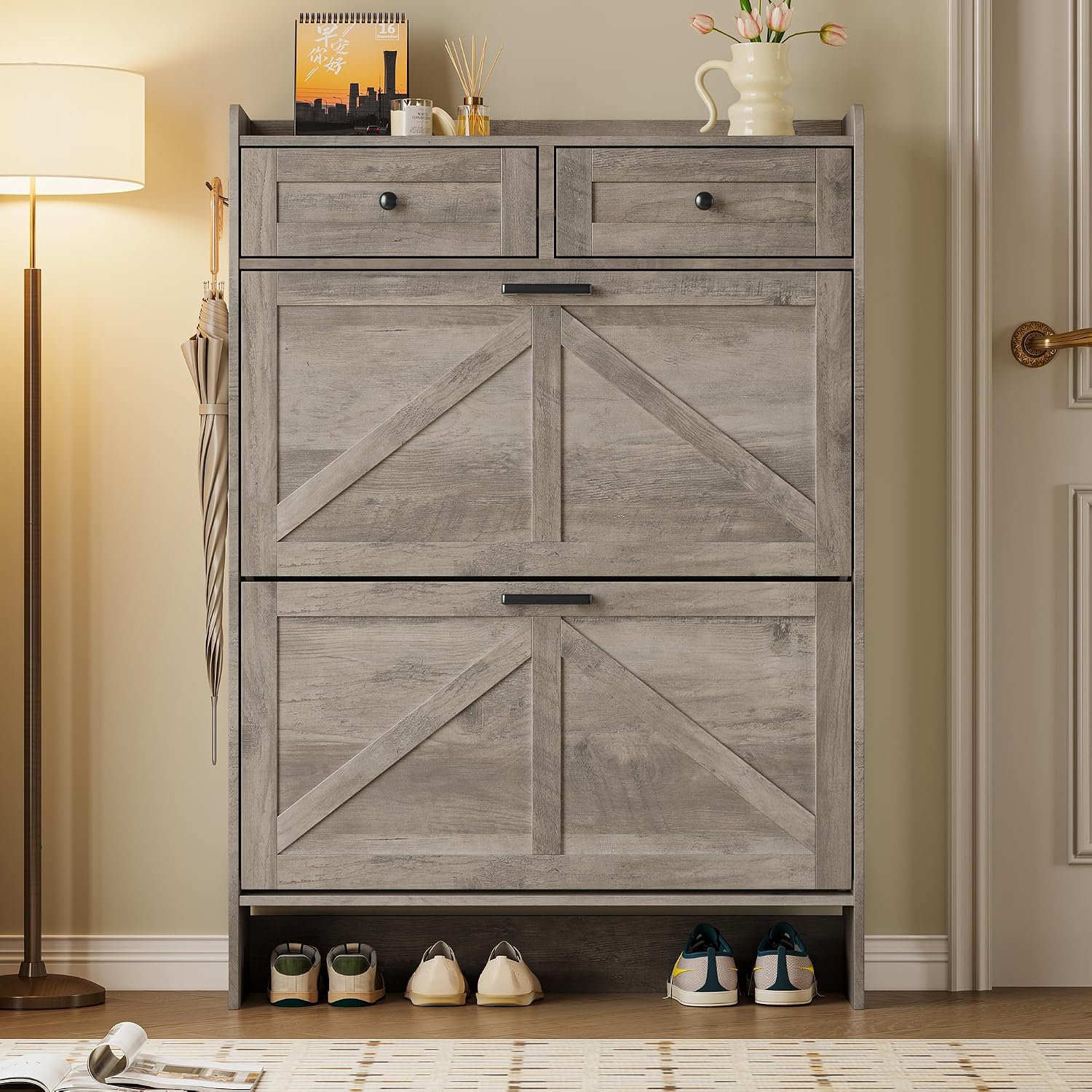 Shoe Storage Cabinet for Entryway